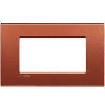 Placca 4 Posti LivingLight Bticino Brick LNA4804RK
