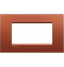 Placca 4 Posti LivingLight Bticino Brick LNA4804RK