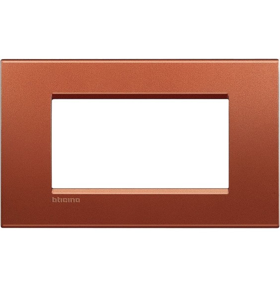 Placca 4 Posti LivingLight Bticino Brick LNA4804RK