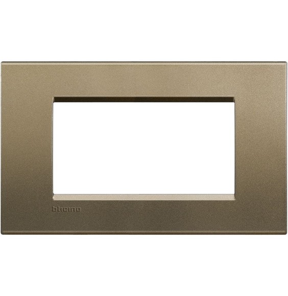 Placca 4 Posti LivingLight Bticino Square LNA4804SQ