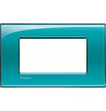 Placca 4 Posti LivingLight Bticino Verde Deep LNA4804VD