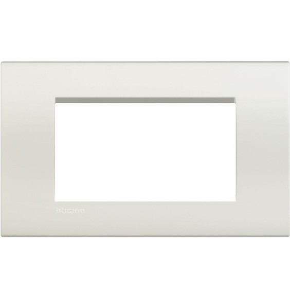 Placca 4 Posti LivingLight Bticino Bianca LNA4804BI