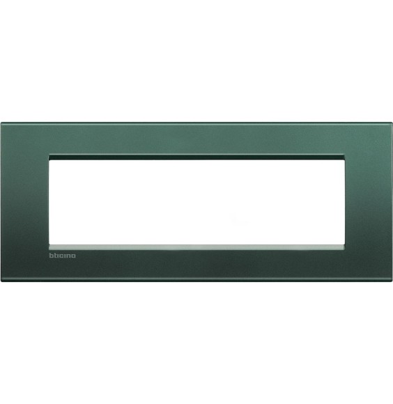 Placca 7 Posti LivingLight Bticino Verde Park LNA4807PK