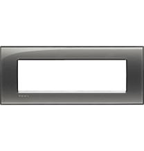 Placca 7 Posti LivingLight Bticino Fumo di Londra LNA4807KF