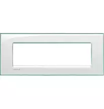 Placca 7 Posti LivingLight Bticino Acquamarina LNA4807KA