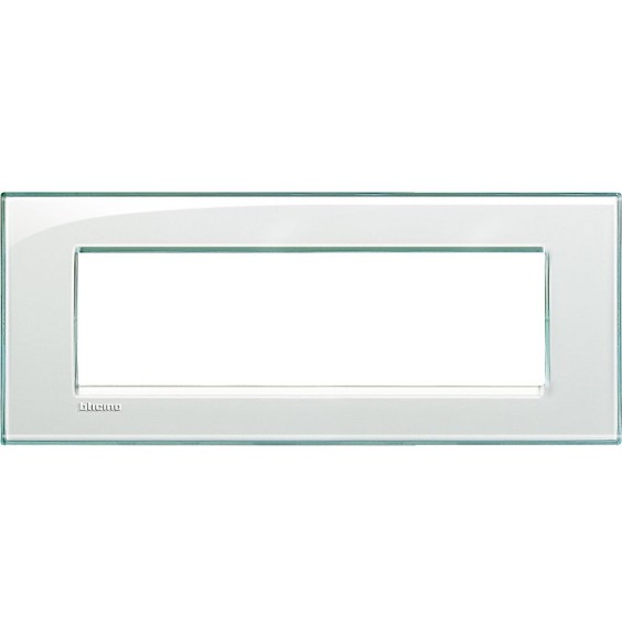 Placca 7 Posti LivingLight Bticino Acquamarina LNA4807KA