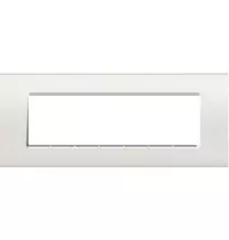 Placca 7 Posti LivingLight Bticino Bianca LNA4807BI