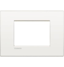 Placca 3 Posti Bticino Living Light Air Bianco Puro LNC4803BN