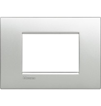Placca 3 Posti Bticino Living Light Air Tech LNC4803TE