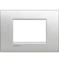 Placca 3 Posti Bticino Living Light Air Tech LNC4803TE