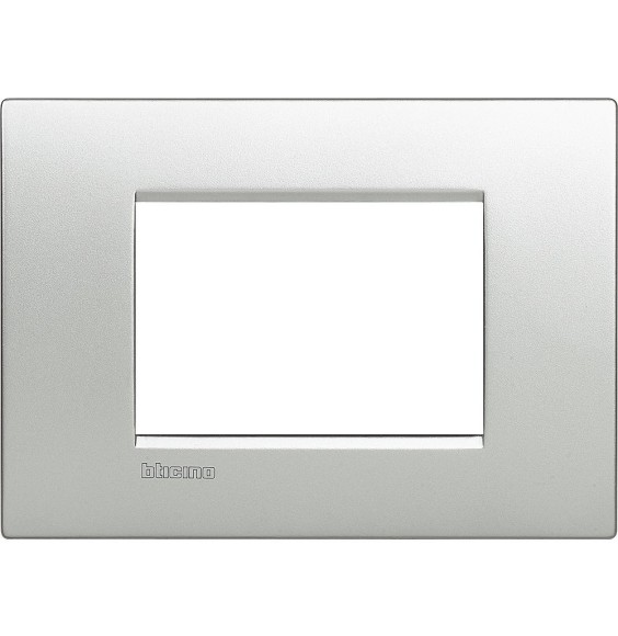 Placca 3 Posti Bticino Living Light Air Tech LNC4803TE