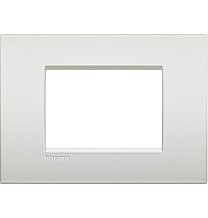 Placca 3 Posti Bticino Living Light Air Bianco Perla LNC4803PR