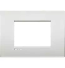 Placca 3 Posti Bticino Living Light Air Bianco Perla LNC4803PR