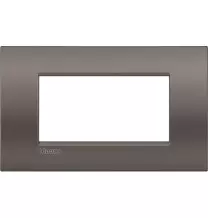 Placca 4 Posti Bticino LivingLight Air Argilla LNC4804CY