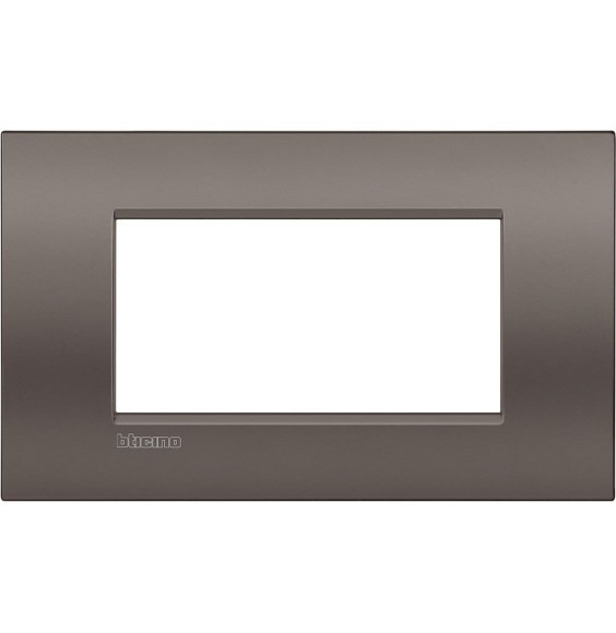 Placca 4 Posti Bticino LivingLight Air Argilla LNC4804CY