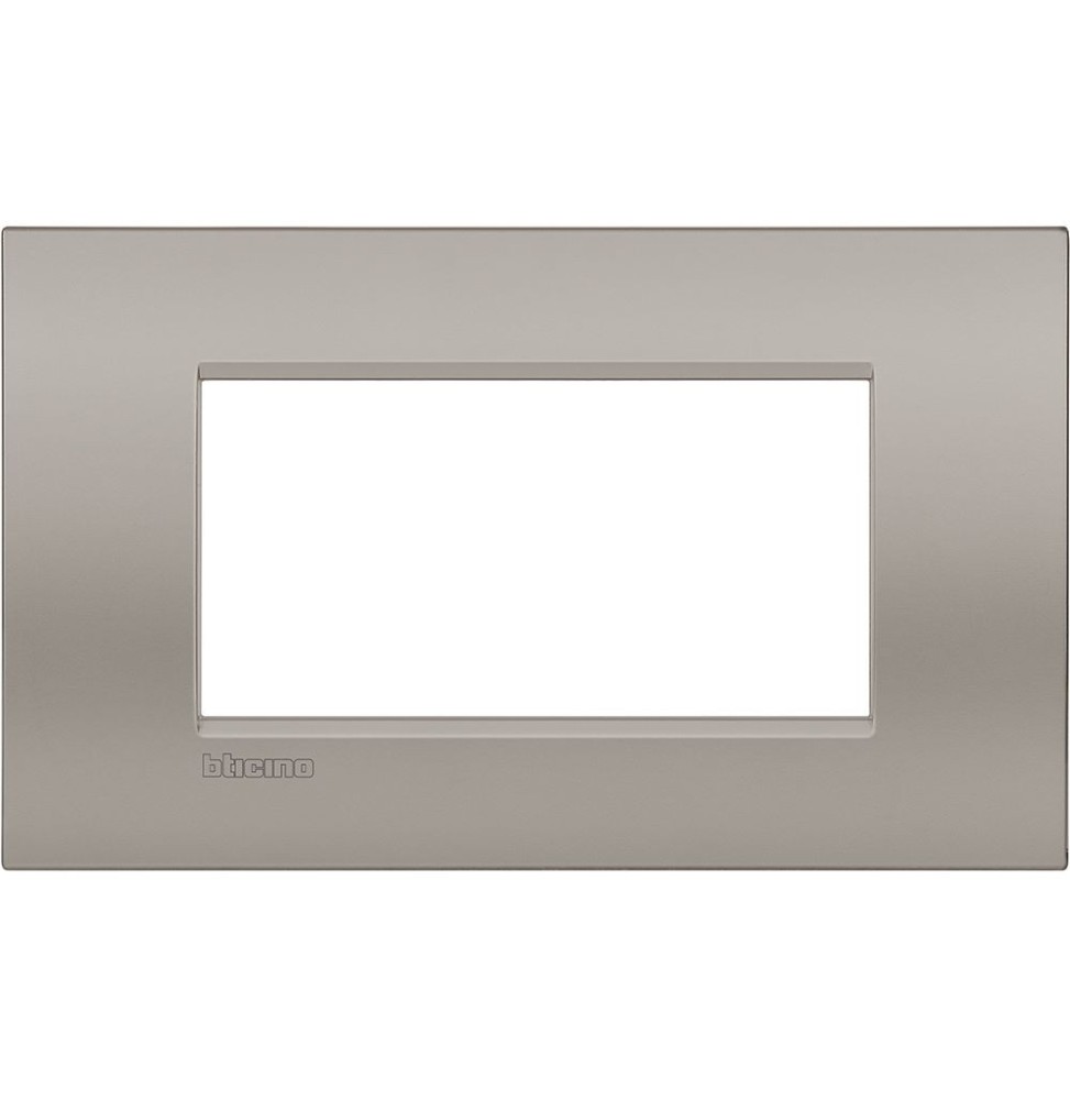 Placca 4 Posti Bticino LivingLight Air Sabbia LNC4804SB