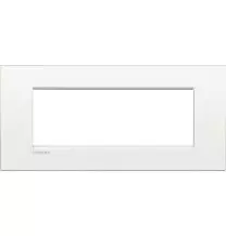 Placca 7 Posti Bticino Living Light Air Bianco Puro LNC4807BN