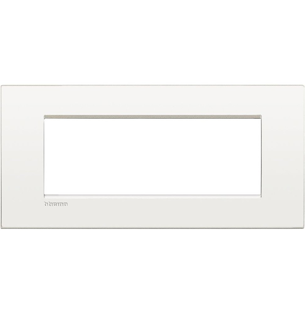 Placca 7 Posti Bticino Living Light Air Bianco Puro LNC4807BN