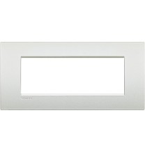 Placca 7 Posti Bticino Living Light Air Bianco Perla LNC4807PR