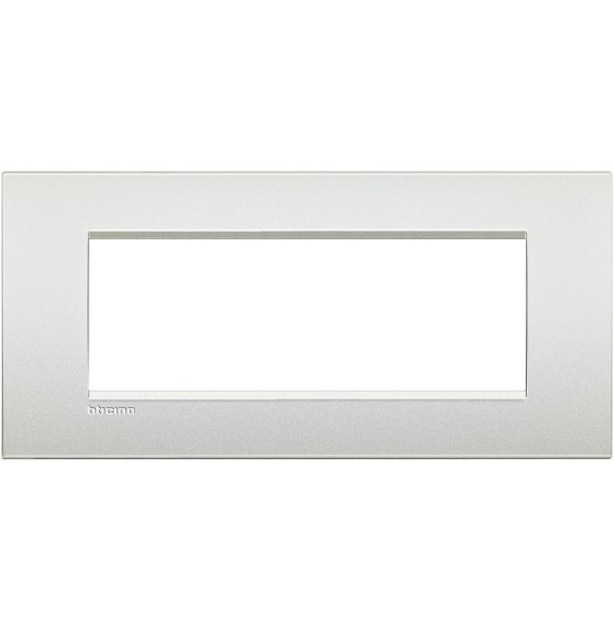 Placca 7 Posti Bticino Living Light Air Bianco Perla LNC4807PR