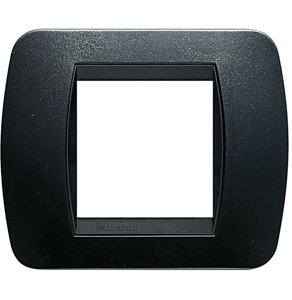 Placca Bticino Living International 2 Posti Antracite L4802PA