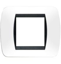 Placca Bticino Living International 2 Posti Bianca L4802PB