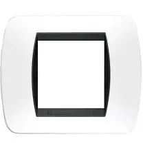 Placca Bticino Living International 2 Posti Bianca L4802PB