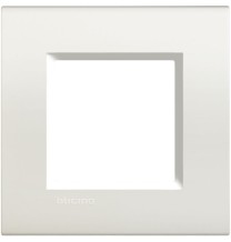 Placca 2 Posti LivingLight Bticino bianca LNA4802BI