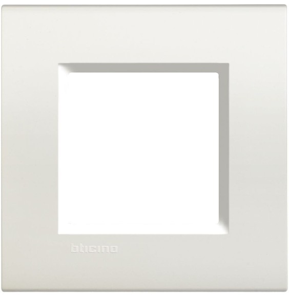 Placca 2 Posti LivingLight Bticino bianca LNA4802BI