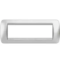Placca Bticino Living International 7 Posti Tech in metallo L4807TE