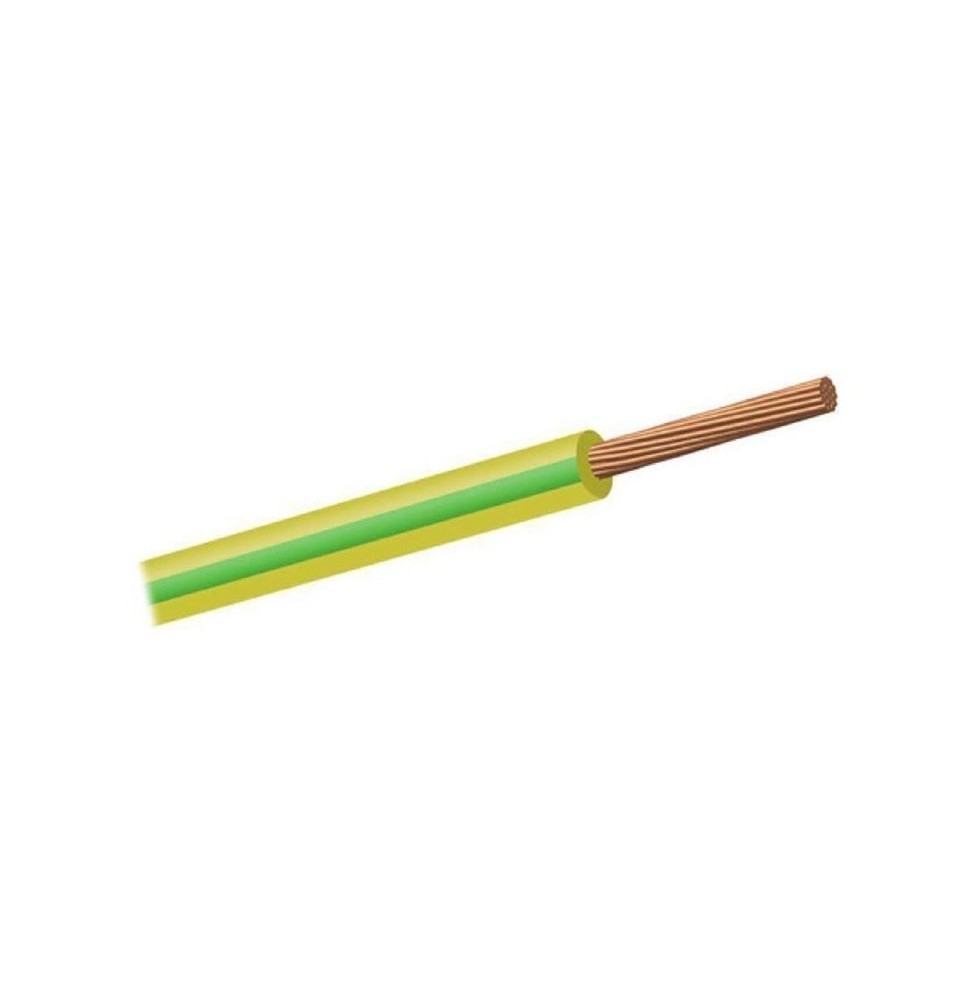 Cavo elettrico unipolare antifiamma 1X25mmq FS17 Giallo Verde