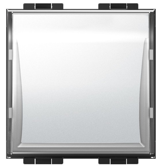 Pulsante Portanome Bticino LivingLight illuminabile 2 moduli LN4040