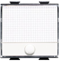 Pulsante Portanome Bticino Matix illuminabile 2 moduli AM5008