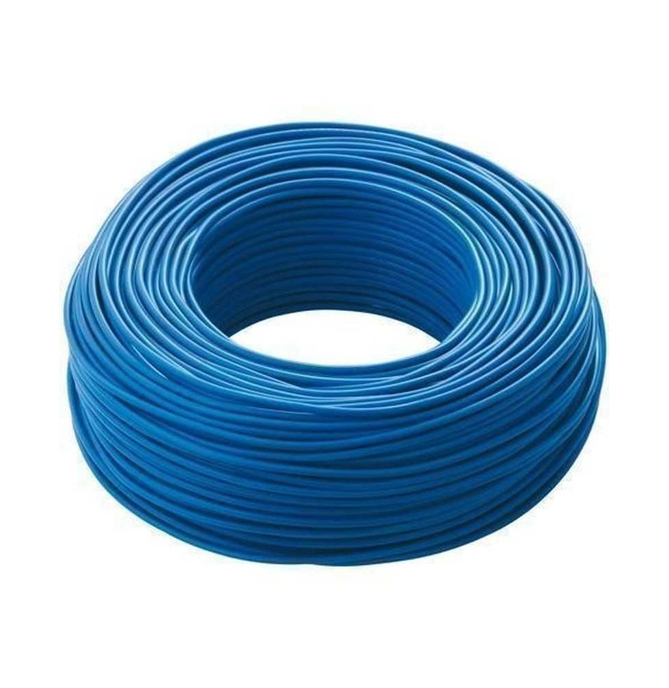 Cavo elettrico unipolare matassa 200 mt 1mmq Blu