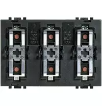 Comando per tre attuatori Bticino LivingLight L4652/3