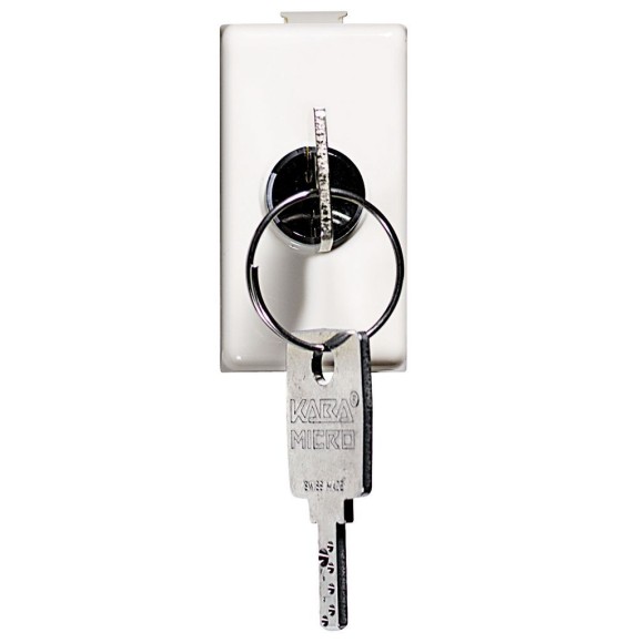 Deviatore a Chiave 16A con chiave estraibile in ON e OFF Bticino Matix AM5007D