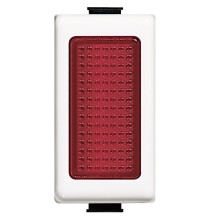 Spia da incasso rossa per serie Bticino Matix AM5060R
