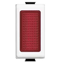 Spia da incasso rossa per serie Bticino Matix AM5060R