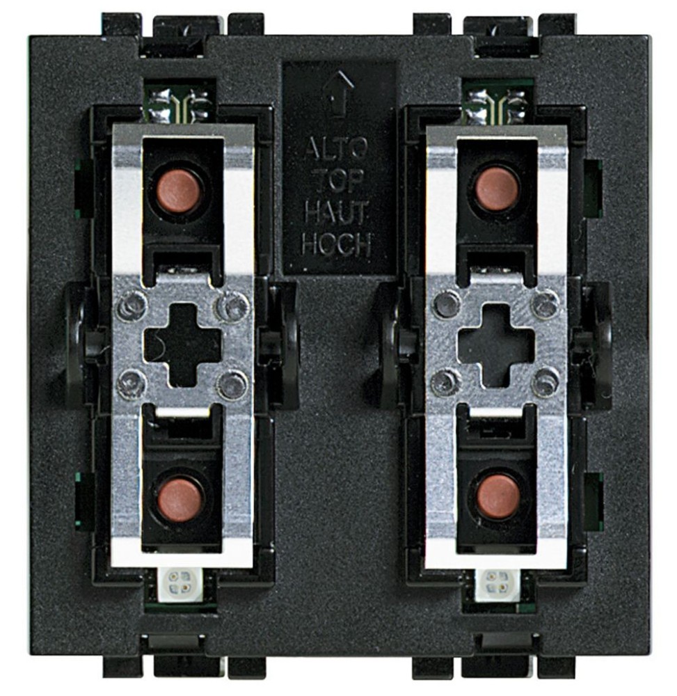 Comando per singolo attuatore 2 moduli Bticino LivingLight L4652/2