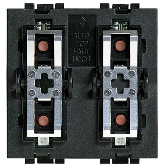 Comando per singolo attuatore 2 moduli Bticino LivingLight L4652/2