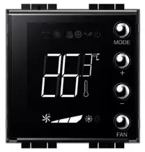 Termostato da incasso Bticino LivingLight con display retroilluminato LN4691