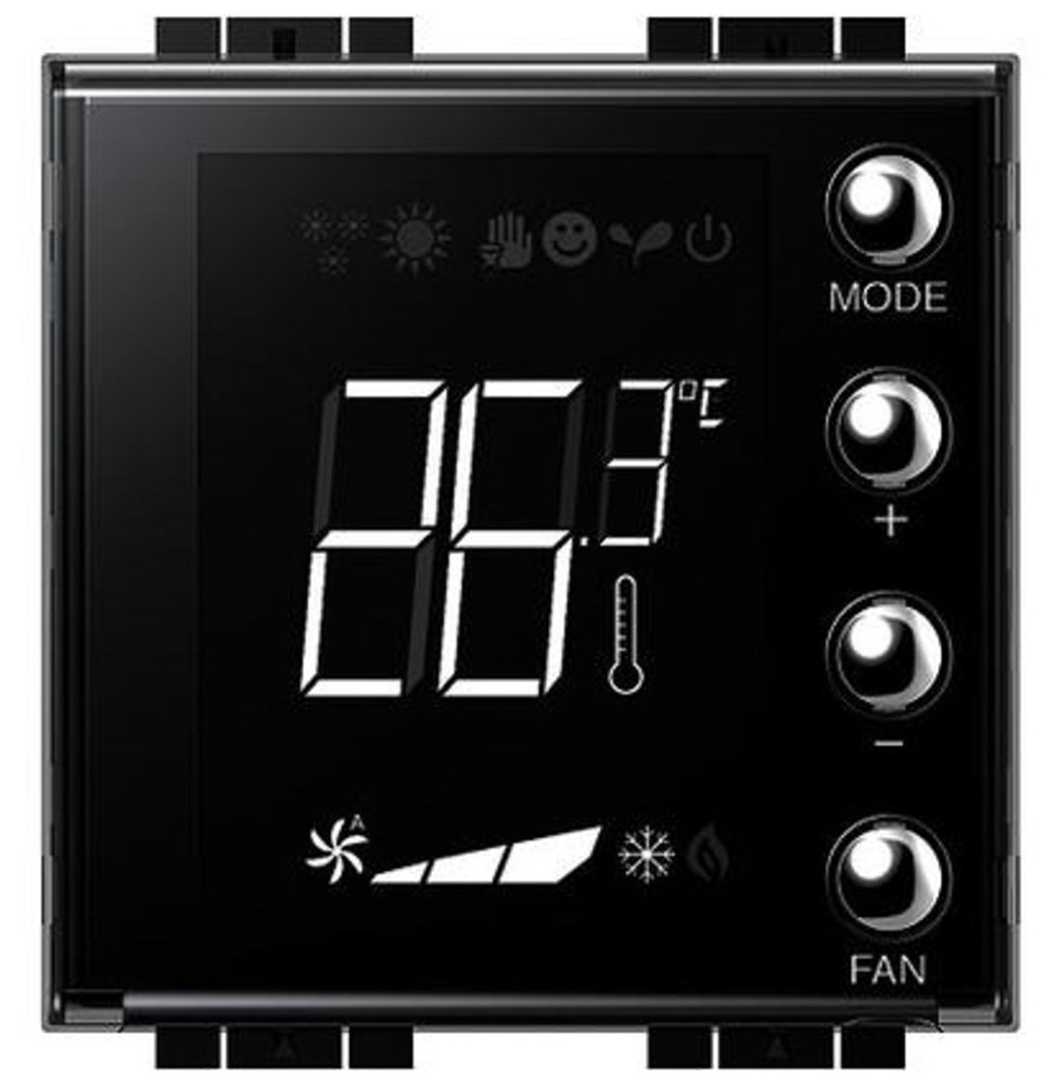 Termostato da incasso Bticino LivingLight con display retroilluminato LN4691 Termostato da incasso Bticino LivingLight con display retroilluminato LN4691