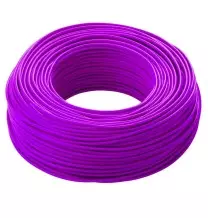 Cavo elettrico unipolare matassa 200 mt 1mmq Viola