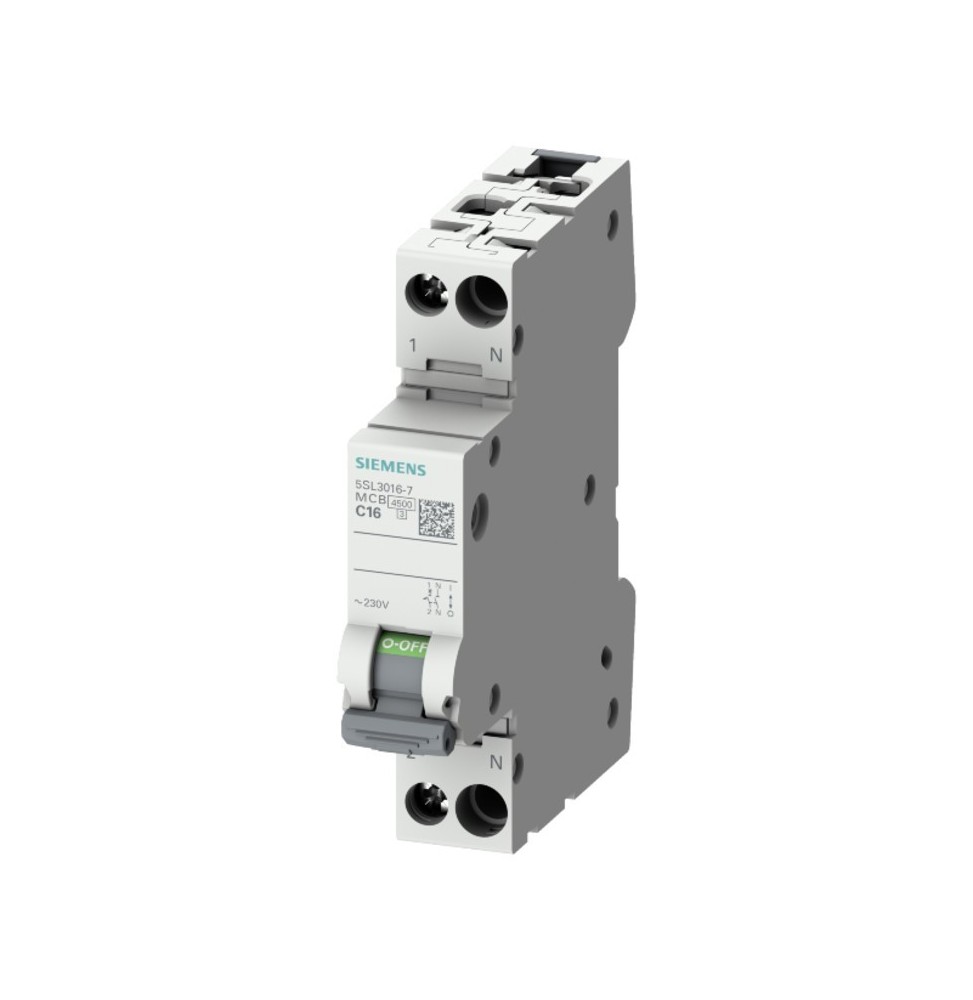 Interruttore Magnetotermico 20A 1P+N Siemens 5SL30207