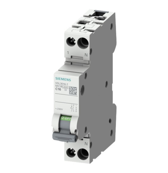 Interruttore Magnetotermico 20A 1P+N Siemens 5SL30207