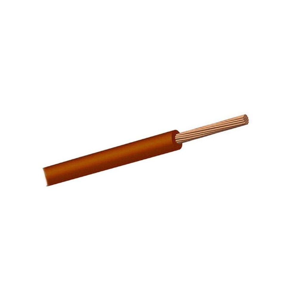Cavo elettrico unipolare 1X16mmq antifiamma FS17 Marrone Cavo elettrico unipolare 1X16mmq antifiamma FS17 Marrone