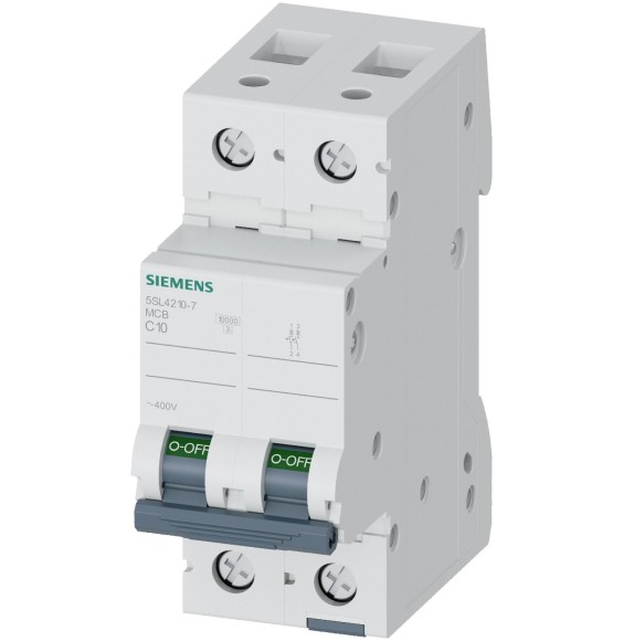 Interruttore Magnetotermico 10kA 40A 2 Poli Siemens 5SL42407
