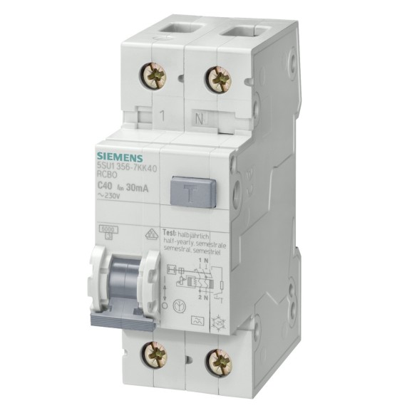 Magnetotermico Differenziale 25A 6KA 0,3 Siemens 5SU16561KK25