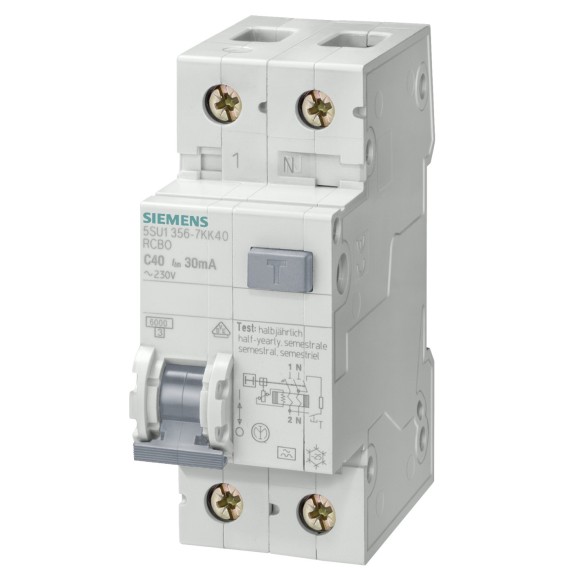 Magnetotermico Differenziale 25A 4,5KA 0,3 Tipo A Siemens 5SU16537KK25