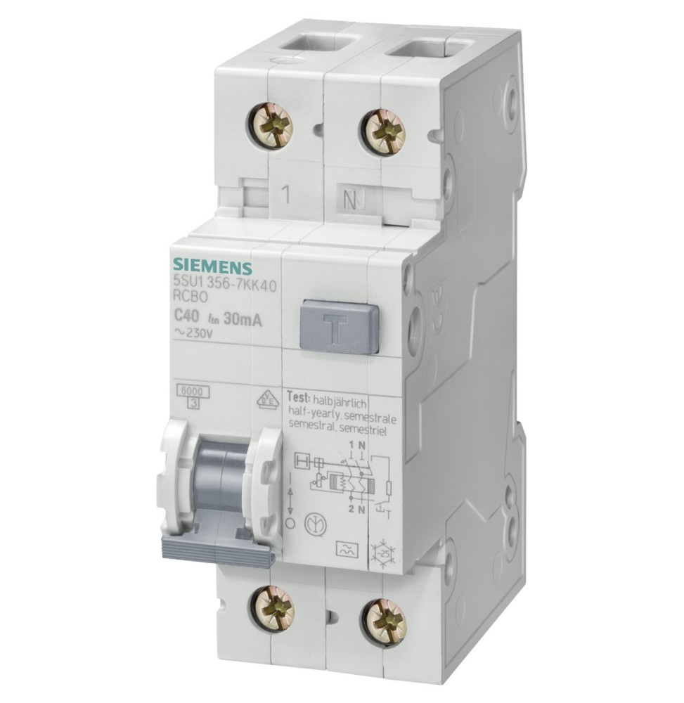 Magnetotermico Differenziale 32A 4,5KA 0,3 Tipo A Siemens 5SU16537KK32